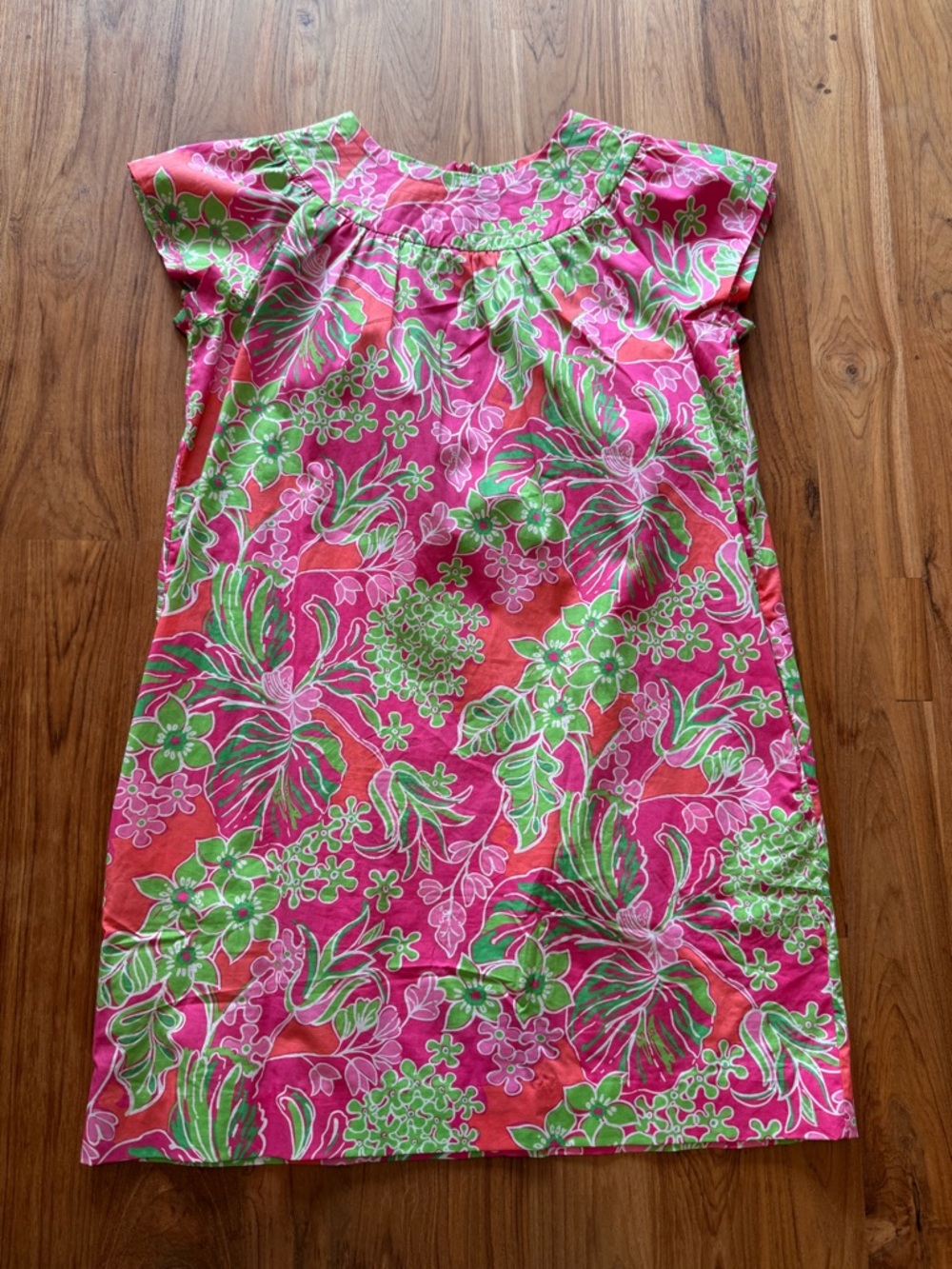 Lilly Pulitzer Jubilee Dress Girls/Kids Size 8 Shift Dress Pink Floral